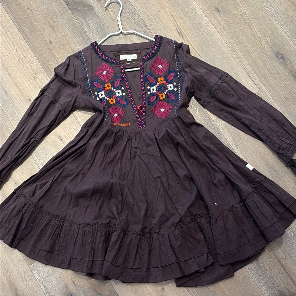 Odd Molly Brown Ruffled Tiered Sundress